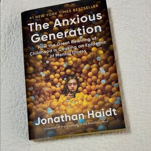 The Anxious Generation Book by Jonathan Haidt